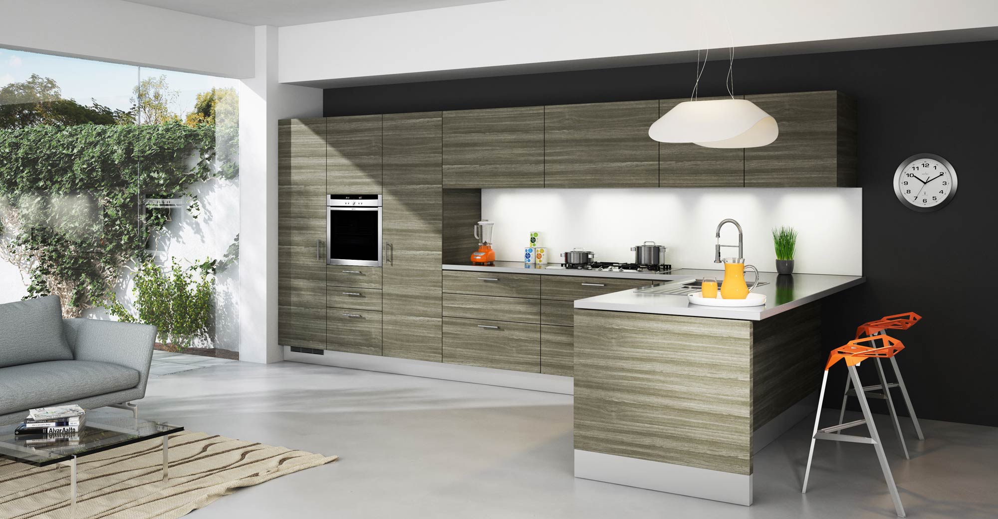 City Oak Modern Door Style