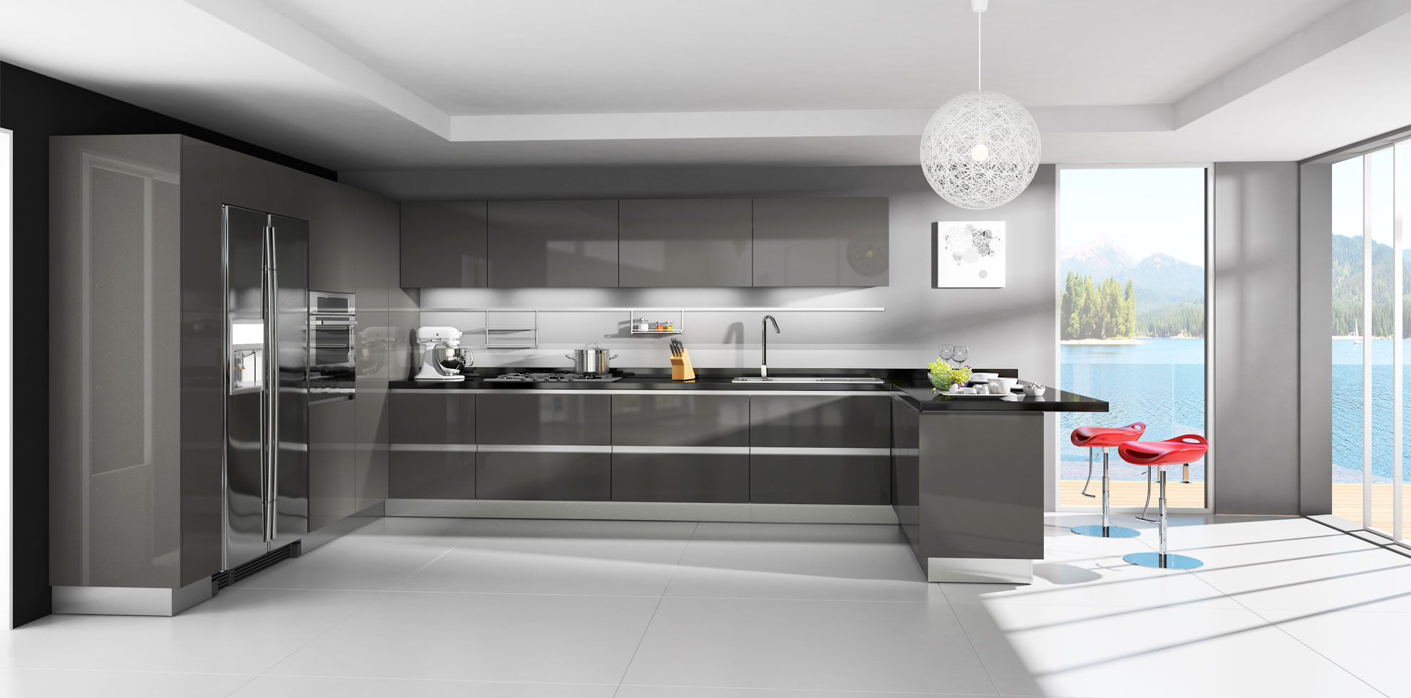 Lava Grey Modern Door Style