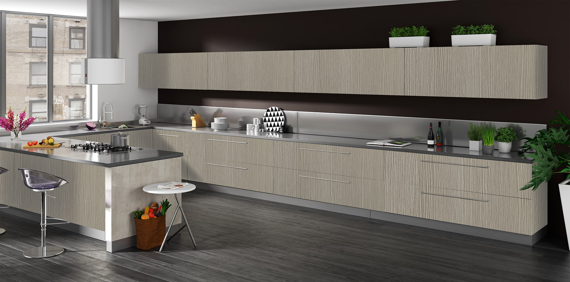 Sable Narrow Modern Door Style