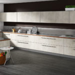 White Concrete Modern Door Style